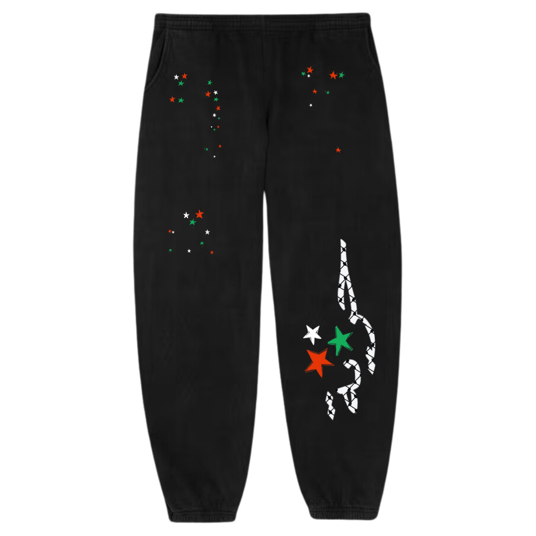 Black- Freedom Tracksuit Pants