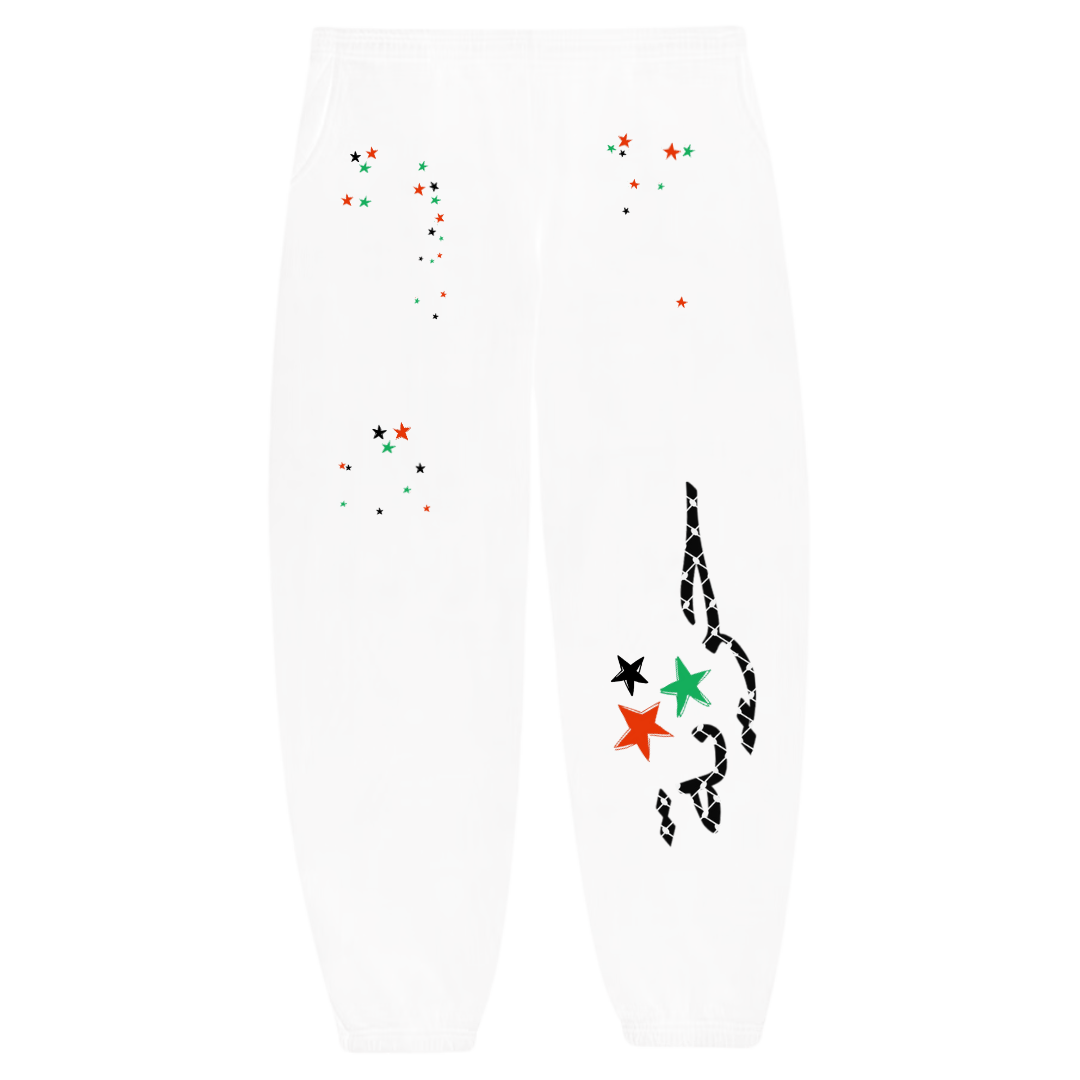 White- Freedom Tracksuit Pants